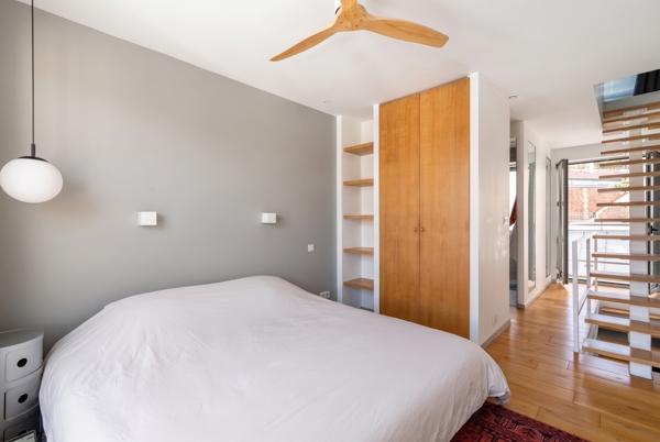 Exclusivité - Paris19 - La Mouzaïa - Maison d'architecte de 84,34m²