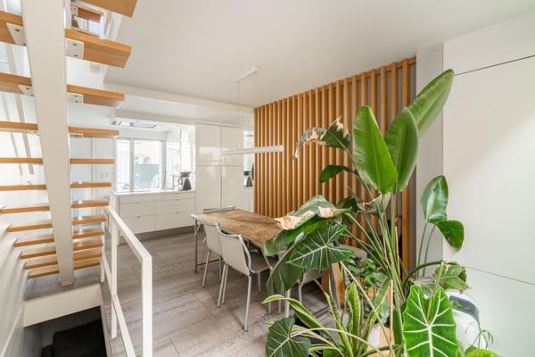 Exclusivité - Paris19 - La Mouzaïa - Maison d'architecte de 84,34m²