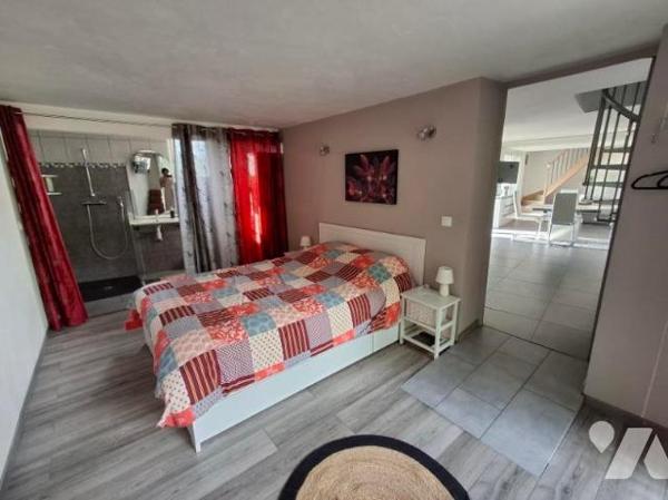 maison récente T5 de 190 m2 habitable avec gite et 2 garages sur 1500 m2 de jardin avec source