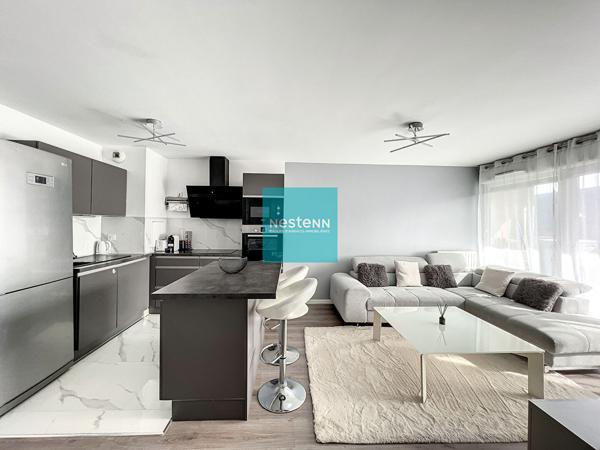 Uniquement chez NESTENN FRANCONVILLE ! Superbe appartement 3 Pièces Exposé Sud dans une Résidence de Standing. Balcon et place de parking en sous-sol. Quartier Jean Monnet.