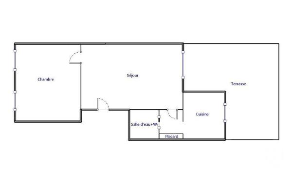 Appartement F2 à vendre  2 pièces - 43 m2 NEUILLY SUR SEINE - 92
