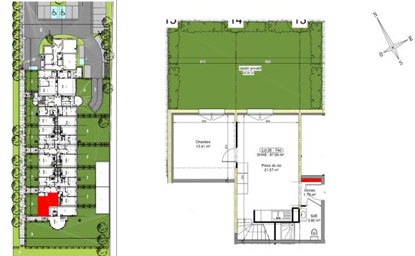 Appartement à vendre 4 pièces 87,66 m² Fontainebleau