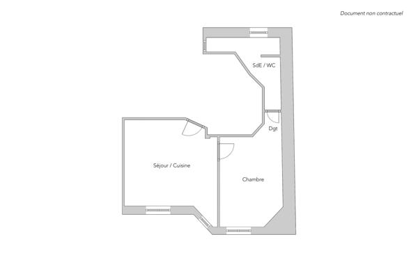 Appartement Paris 15 e - QUARTIER COMMERCE