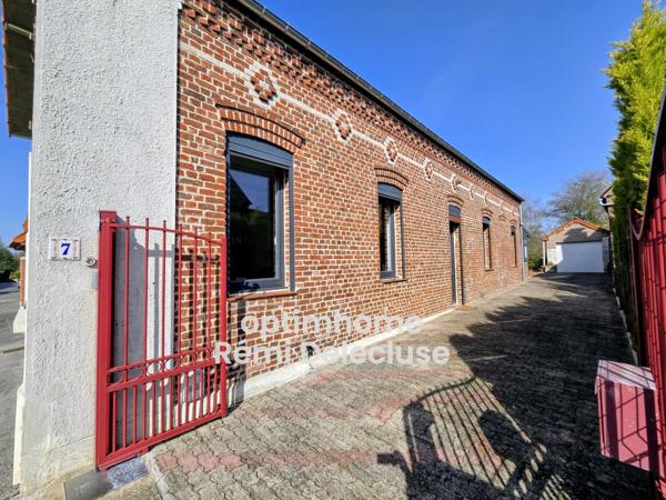 Vaux-Andigny - Longère individuelle de 3 Chambres avec garage & jardin clos sur 1750m²