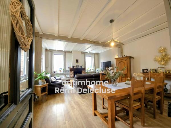 Vaux-Andigny - Longère individuelle de 3 Chambres avec garage & jardin clos sur 1750m²
