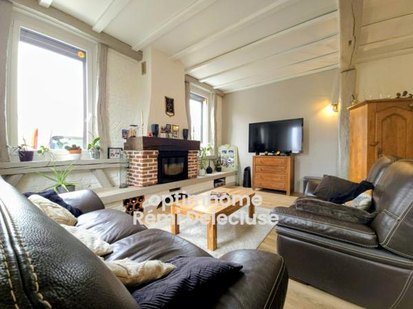 Vaux-Andigny - Longère individuelle de 3 Chambres avec garage & jardin clos sur 1750m²