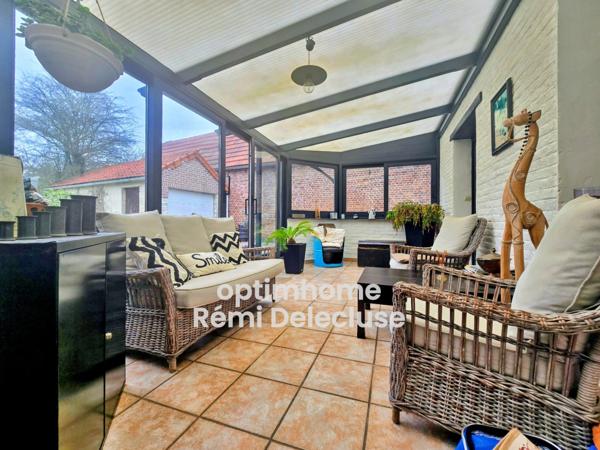 Vaux-Andigny - Longère individuelle de 3 Chambres avec garage & jardin clos sur 1750m²
