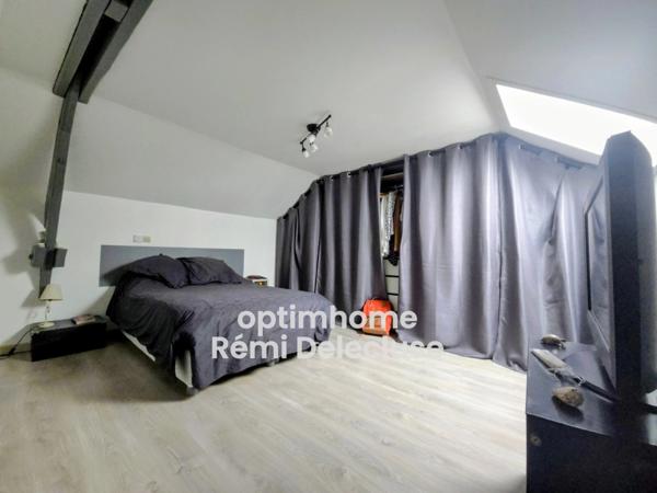 Vaux-Andigny - Longère individuelle de 3 Chambres avec garage & jardin clos sur 1750m²