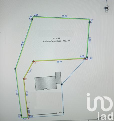 Terrain à vendre 1 407 m² Moncé-en-Belin