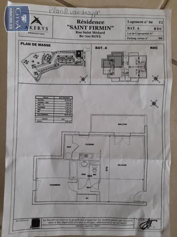 Location appartement 2 pièces de 46.75m²