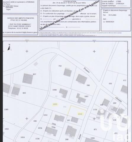 Terrain à vendre 844 m² Saint-Joseph