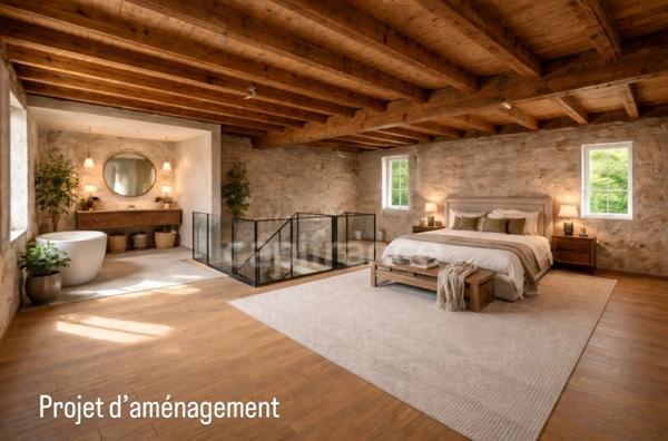 MAISON DE 80 M², TERRAIN CLOS DE 670 M², TERRASSE DE 35 M², 3 CHAMBRES ET 3 GARAGES