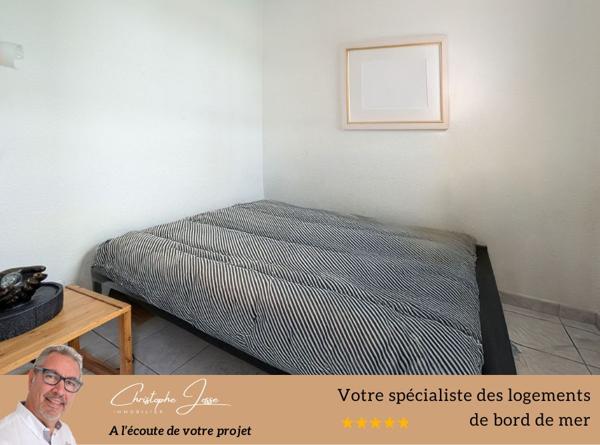 Appartement 4 couchages avec parking vue lac marin