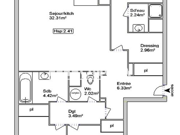 Location Appartement 4 pièces 86.58 m² - 161 AVENUE DES MINIMES Toulouse 31200