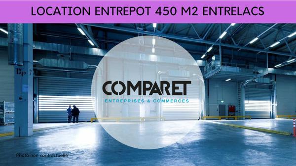Location Entrepôt Neuf 450 m² à ENTRELACS  divisible 250 et 200 M2