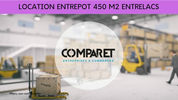 Location Entrepôt Neuf 450 m² à ENTRELACS  divisible 250 et 200 M2
