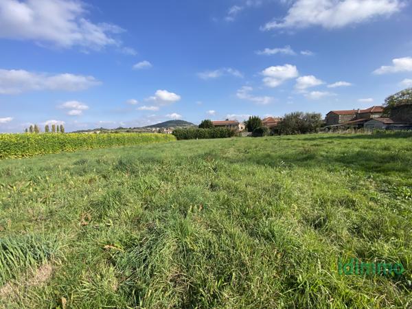 Exclusivité : magnifique terrain plat constructible viabilisé de 987 m² à Éclassan Eclassan (07370)