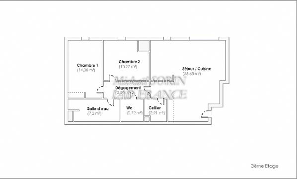 Appartement à vendre 3 pièces 80,11 m² La Roche-sur-Yon