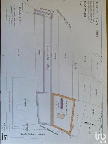 Terrain à vendre 1 462 m² Tracy-le-Val