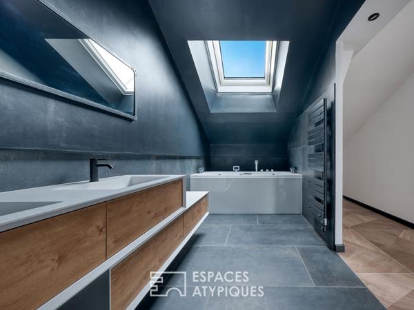 La maison meulière rénovée et son appartement indépendant