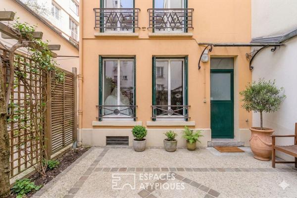 Maison de ville confidentielle avec terrasse exclusive