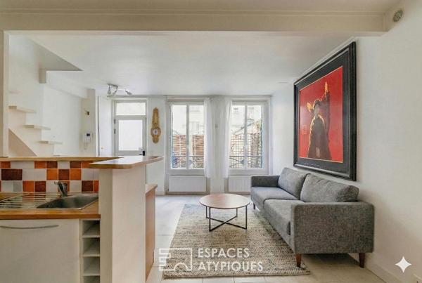 Maison de ville confidentielle avec terrasse exclusive