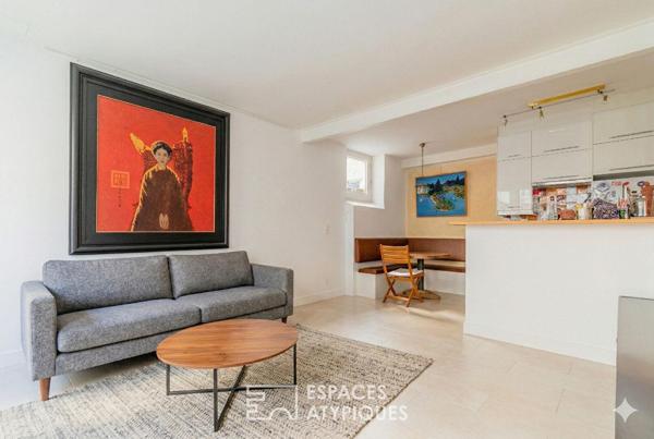 Maison de ville confidentielle avec terrasse exclusive