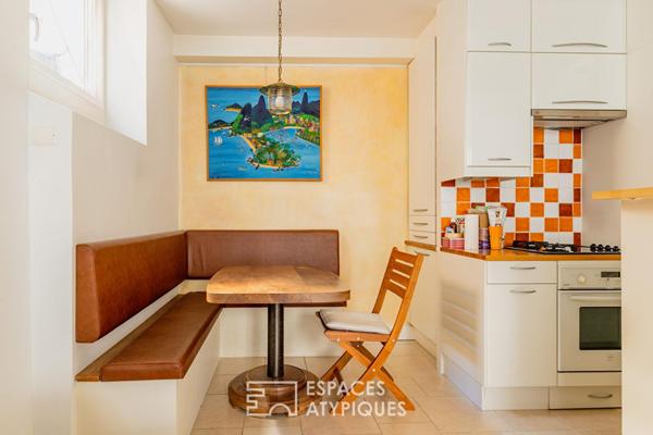 Maison de ville confidentielle avec terrasse exclusive