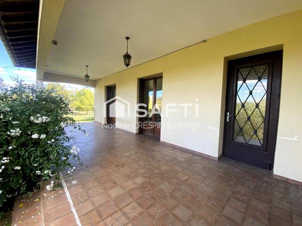 ST-ETIENNE-DE-TULMONT Maison de 154 m² sur terrain en partie constructible de plus d’1 hectare