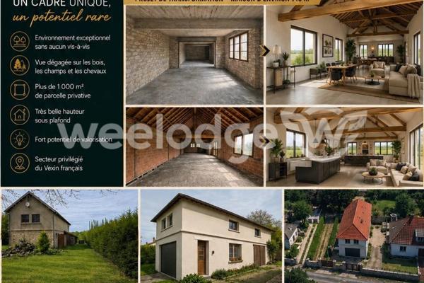 Maison à vendre 2 pièces de 140 m² à Condécourt