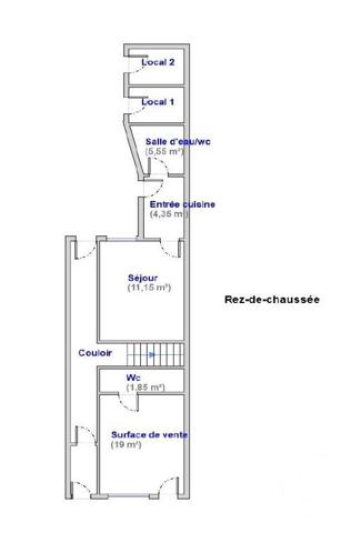 Immeuble à vendre  116 m2 EPERNON - 28