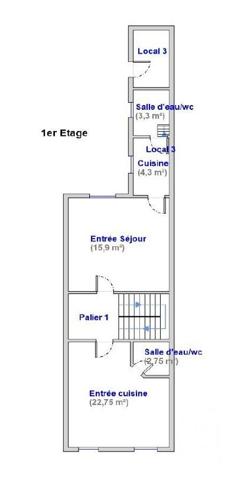 Immeuble à vendre  116 m2 EPERNON - 28