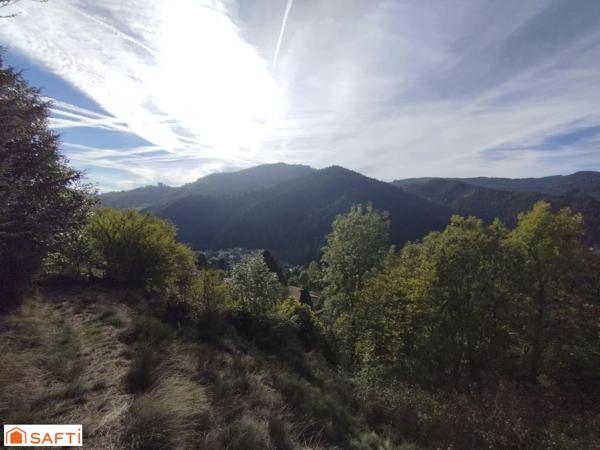 Terrain avec très belle vue, 8045m² et 1618m² constructibles