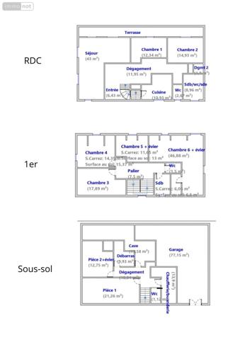 Maison à vendre à Vélizy-Villacoublay dans les Yvelines (78140), ref :