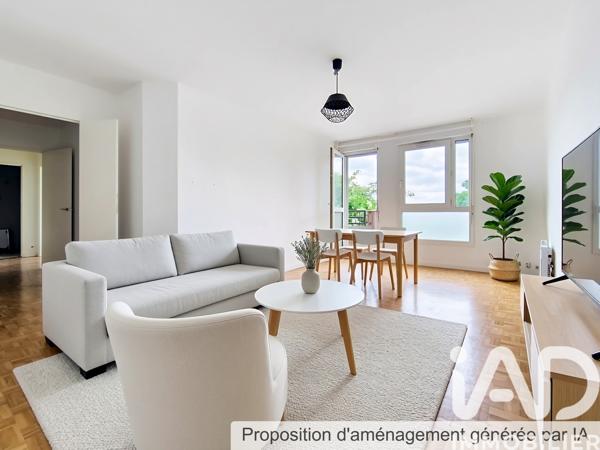 Appartement à vendre 3 pièces 63,38 m² Le Kremlin-Bicêtre