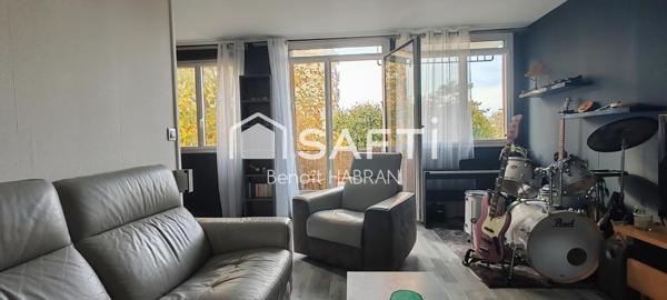 Appartement 82m2, 5 pièces, 3 chambres, balcon