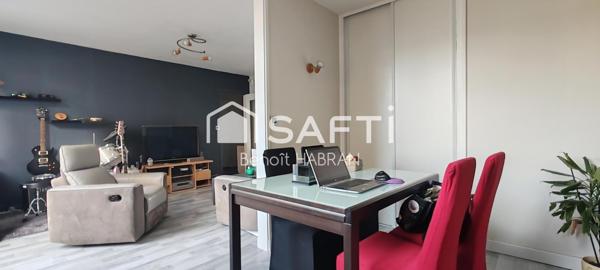 Appartement 82m2, 5 pièces, 3 chambres, balcon