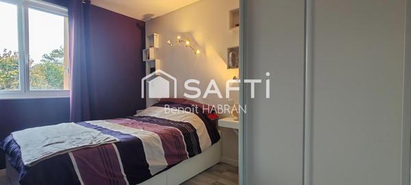 Appartement 82m2, 5 pièces, 3 chambres, balcon