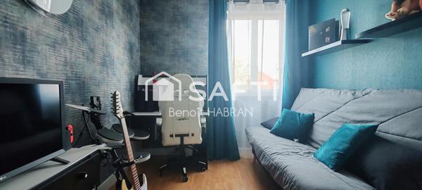 Appartement 82m2, 5 pièces, 3 chambres, balcon