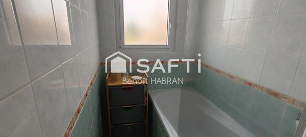 Appartement 82m2, 5 pièces, 3 chambres, balcon