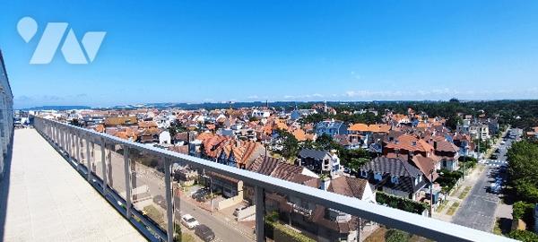 T2-cabine traversant de 59,35m² avec balcon FACE MER + parking en option dans résidence de standing