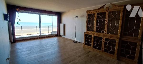 T2-cabine traversant de 59,35m² avec balcon FACE MER + parking en option dans résidence de standing