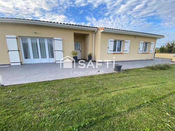 Charmante maison individuelle de 2004, lumineuse et fonctionnelle, offrant tout le confort d’une construction récente.