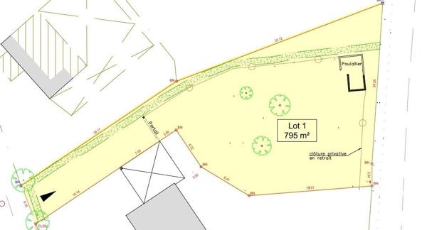 Terrain à vendre 795 m² Bellevigny