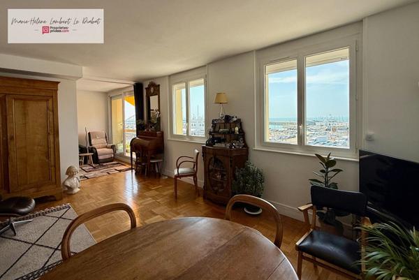 SECTEUR EXCEPTIONNEL - À VENDRE - LE HAVRE VUE MER - APPARTEMENT T3 - 66 m2 - GARAGE - ÉTAT IMPECCABLE