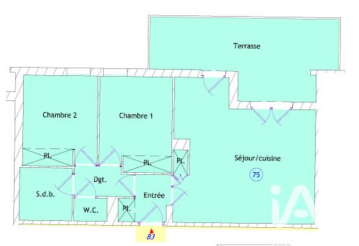 Appartement à vendre 3 pièces 57 m² Montrabé