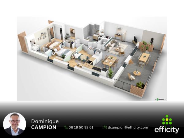 Appartement 4 pièces - 87 m²