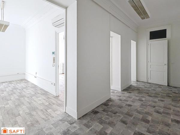Appartement 4 pièces avec balcons, cave et chambre de bonne 9m² + Possibilité de garage