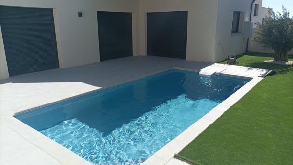 Narbonne (11100) villa neuve plain pied avec piscine