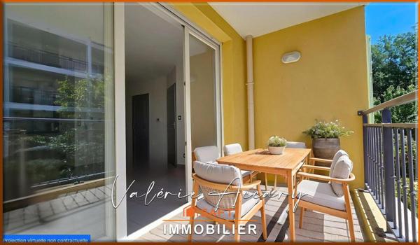 Brignoles : Appartement T2 de 37 m² dans résidence sécurisée récente avec place de stationnement et garage fermé de 13 m².